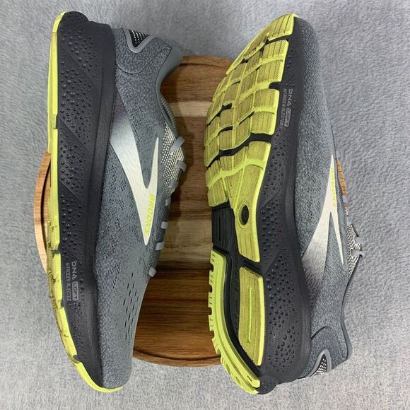 Brooks Ghost 16 Shoes Mens Size 11 2E Wide Gray Sneakers Running Athletic Gym - Picture 6 of 10